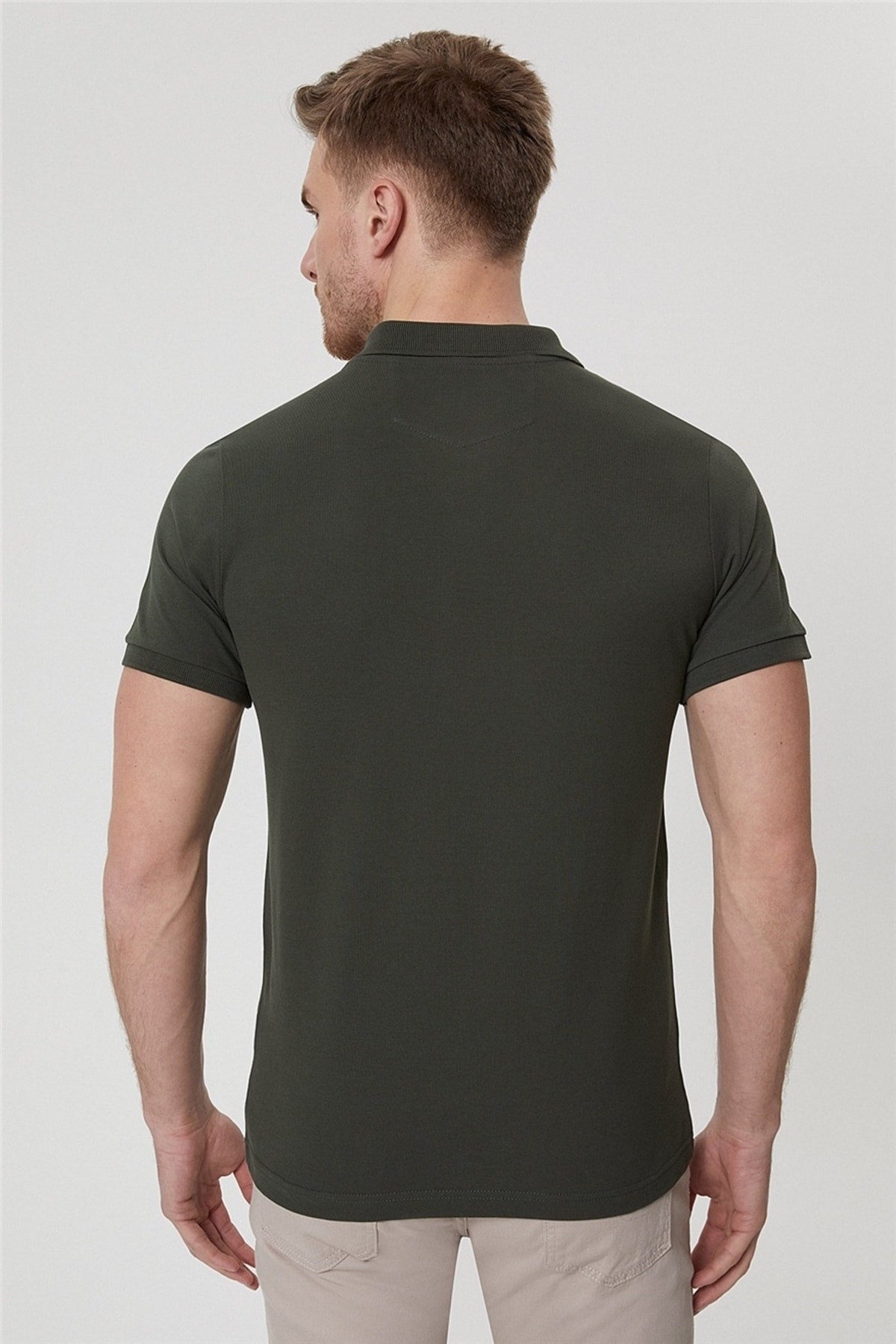 Lee Cooper Erkek T-Shirt 222 LCM 242057 Olıve