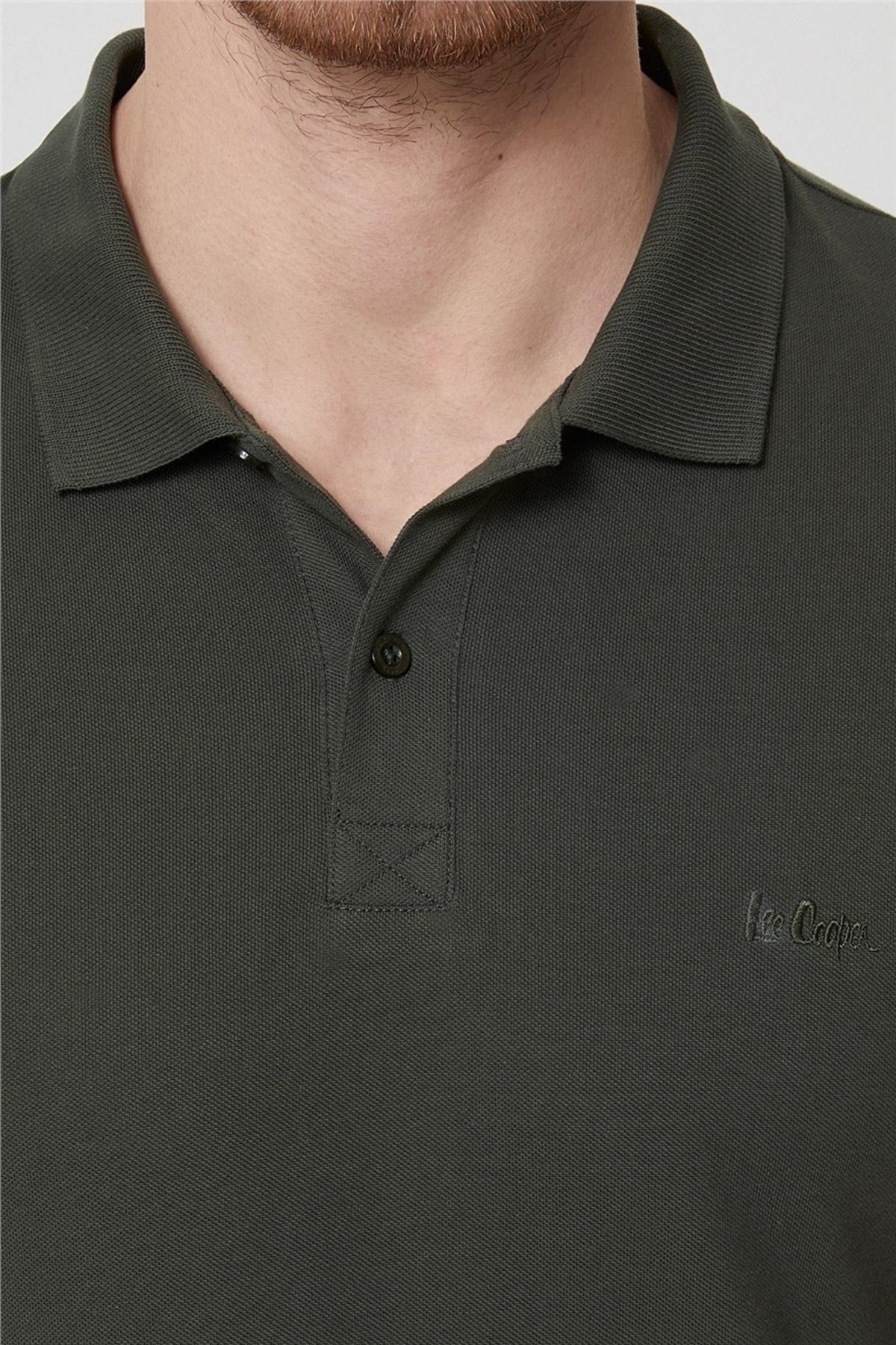 Lee Cooper Erkek T-Shirt 222 LCM 242057 Olıve