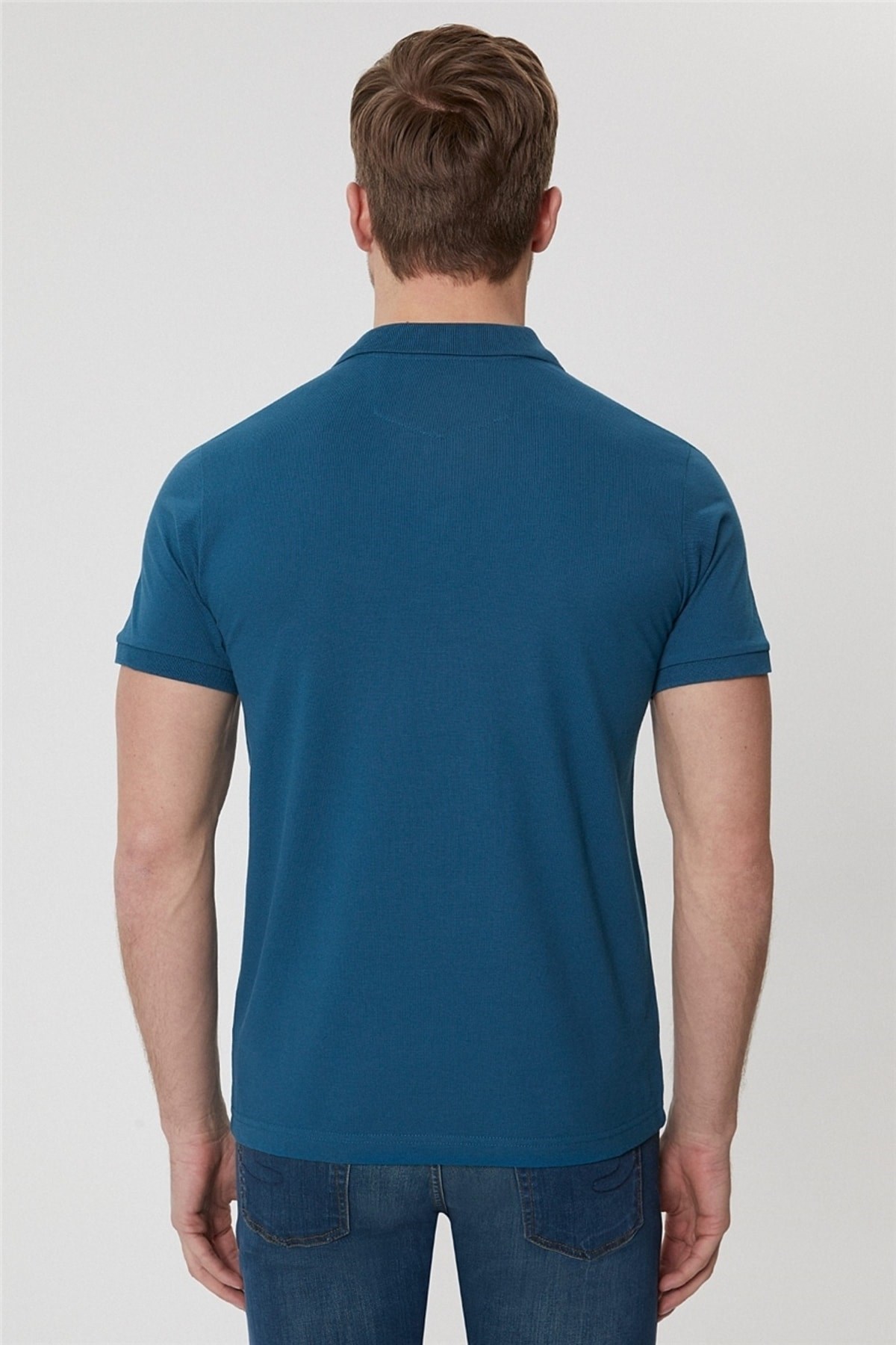 Lee Cooper Erkek T-Shirt 222 LCM 242057 Petrol