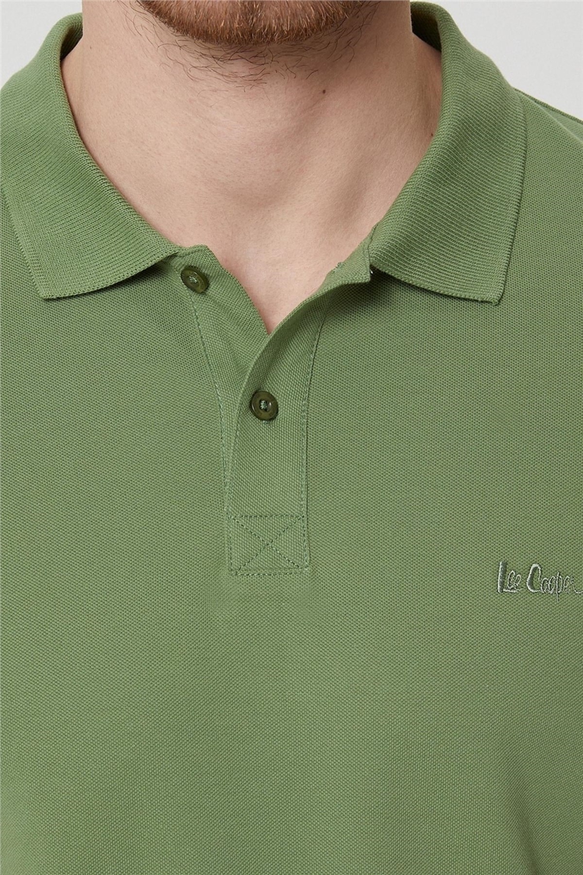 Lee Cooper Erkek T-Shirt 222 LCM 242057 Yeşil