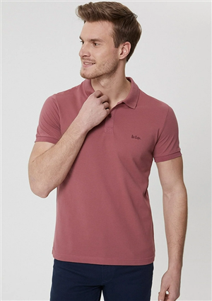 Lee Cooper Erkek T-Shirt 222 LCM 242057 Gül Kurusu