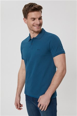 Lee Cooper Erkek T-Shirt 222 LCM 242057 Petrol