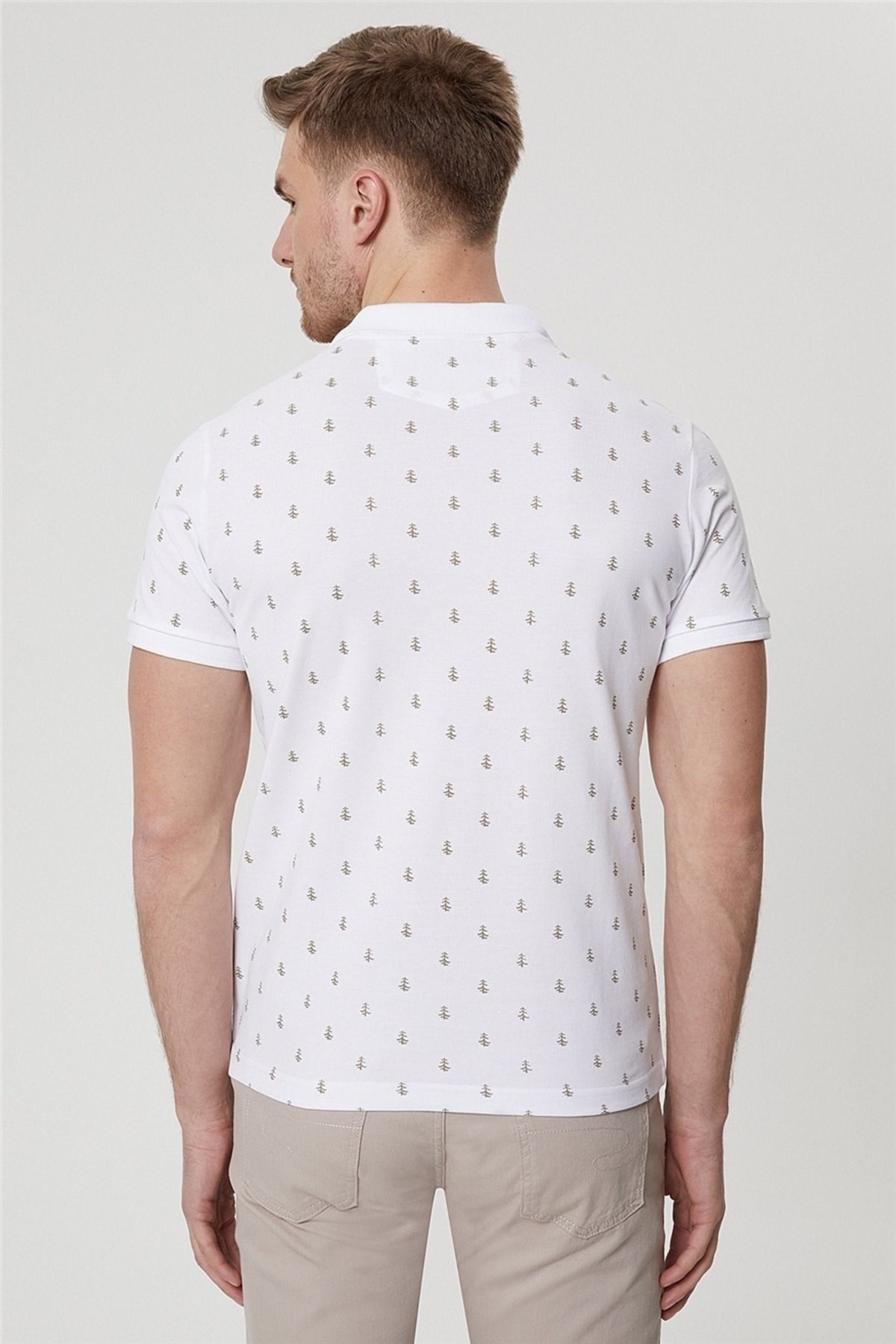 Lee Cooper Erkek T-Shirt 222 LCM 242058 Beyaz