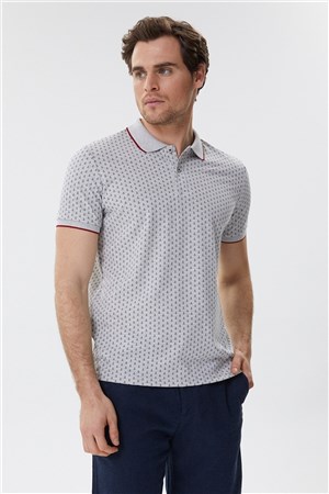 Lee Cooper Erkek T-Shirt 222 LCM 242059 Gri Melanj