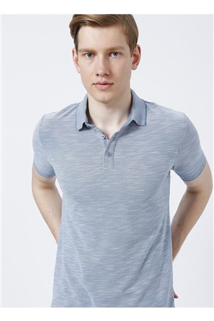 Lee Cooper Erkek T-Shirt 222 LCM 242062 Pastel Mavi