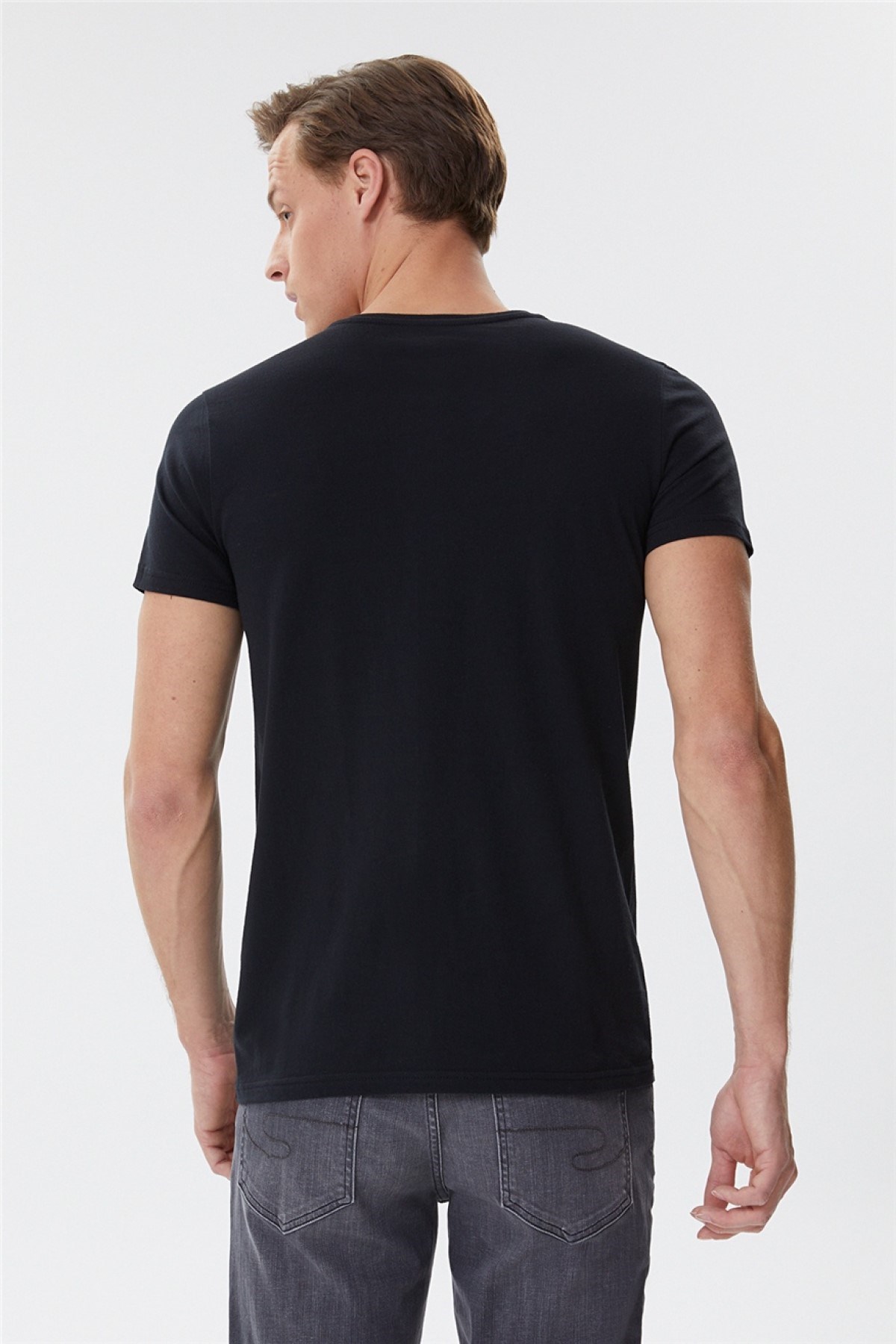 Lee Cooper Erkek T-Shirt 222 LCM 242065 Siyah