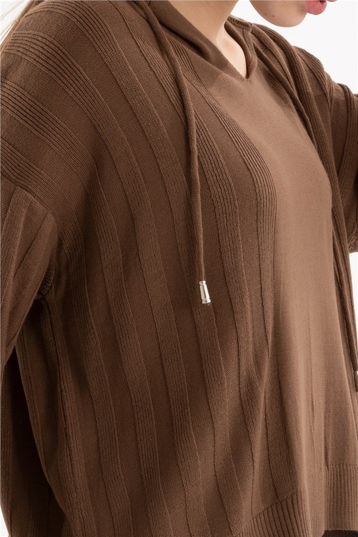 Fashion Friends Kadın Kazak 22K0267K1 Kahverengi / Brown
