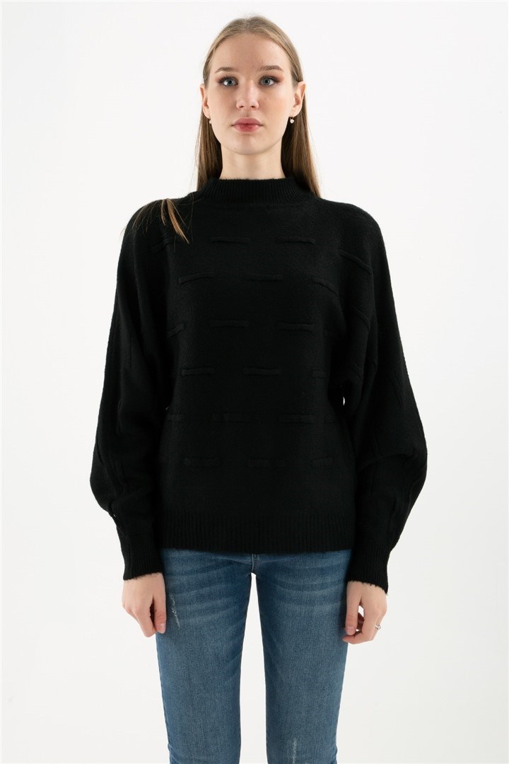 Fashion Friends Kadın Kazak 22K0505K1 Siyah / Black