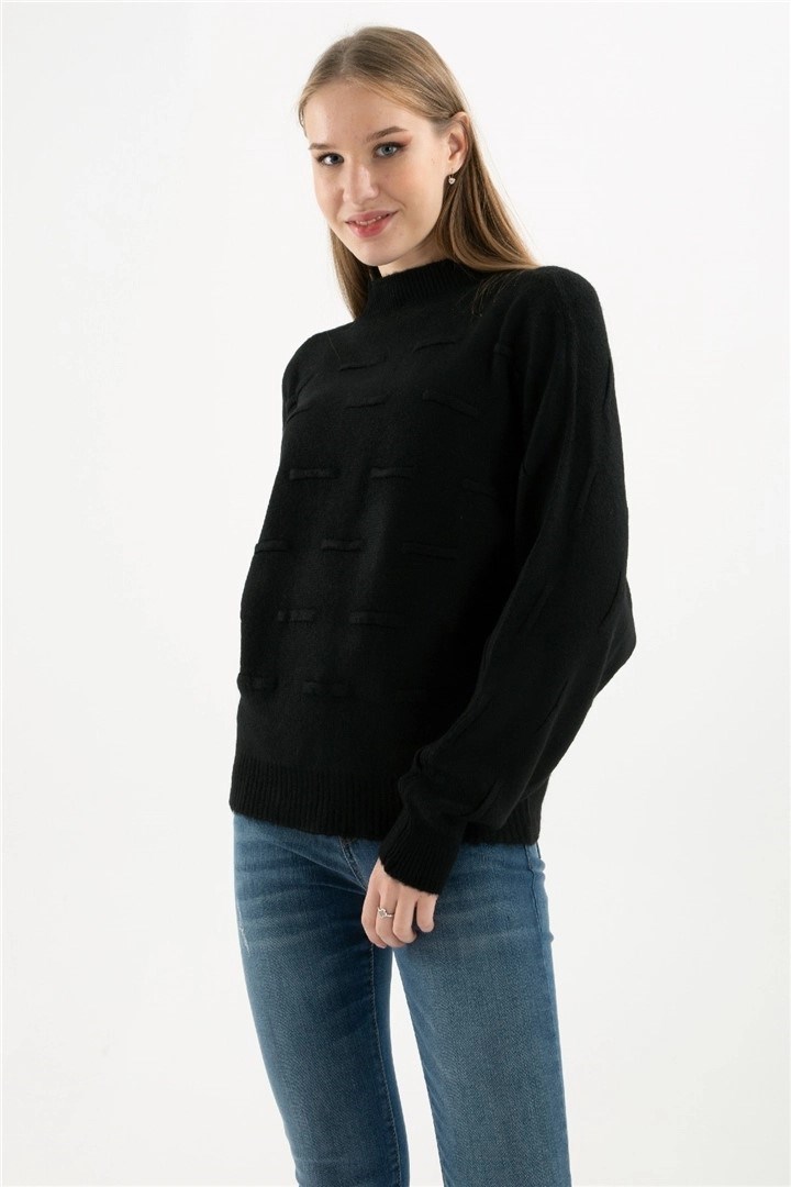 Fashion Friends Kadın Kazak 22K0505K1 Siyah / Black