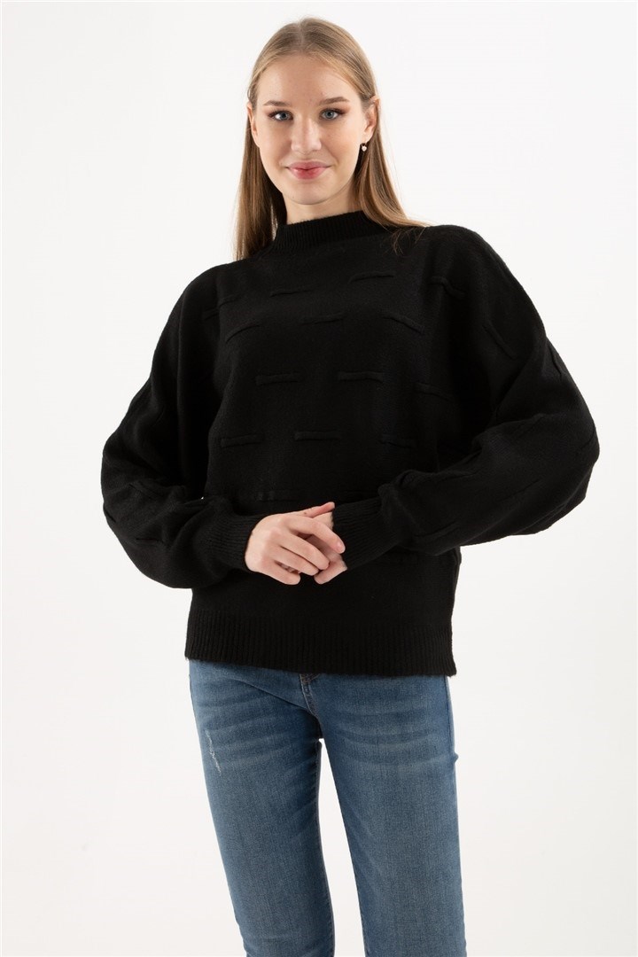 Fashion Friends Kadın Kazak 22K0505K1 Siyah / Black