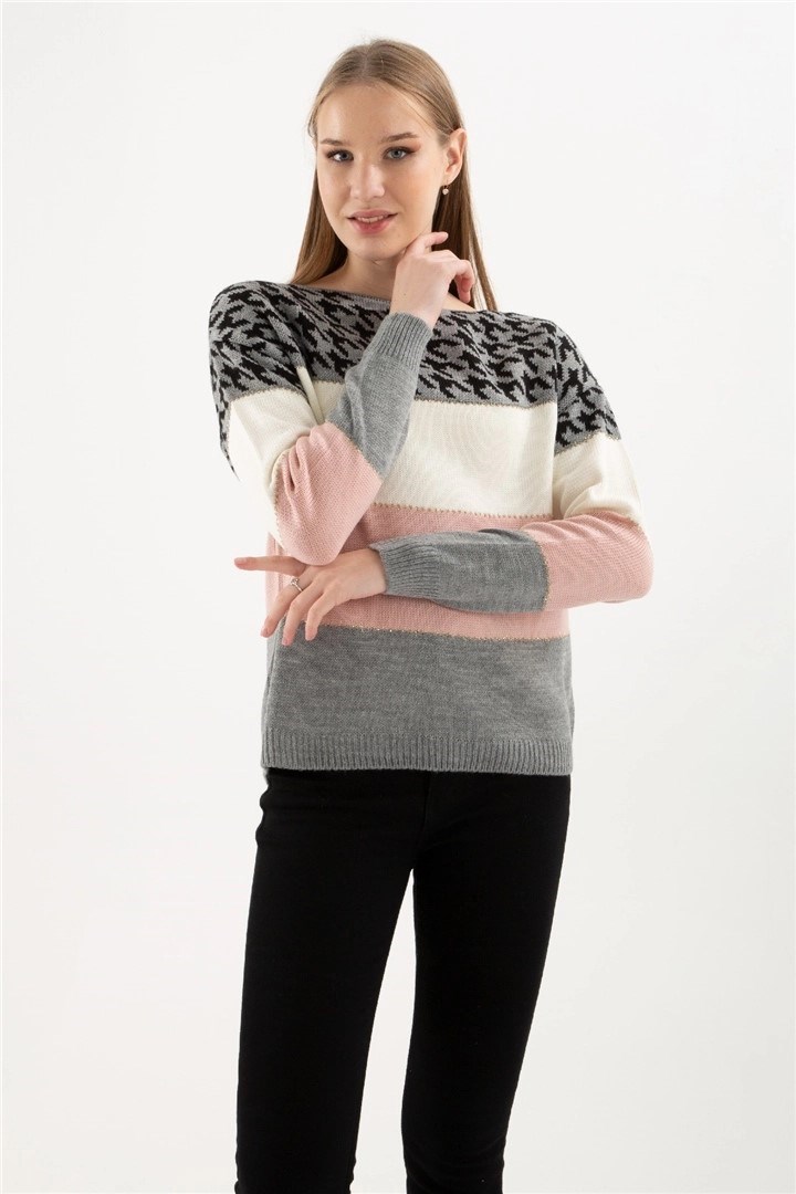 Fashion Friends Kadın Kazak 22K0508K1 Antrasit / Anthracite