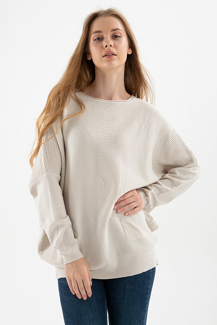 Fashion Friends Kadın Bluz 22K0511K1 Bej / Beige