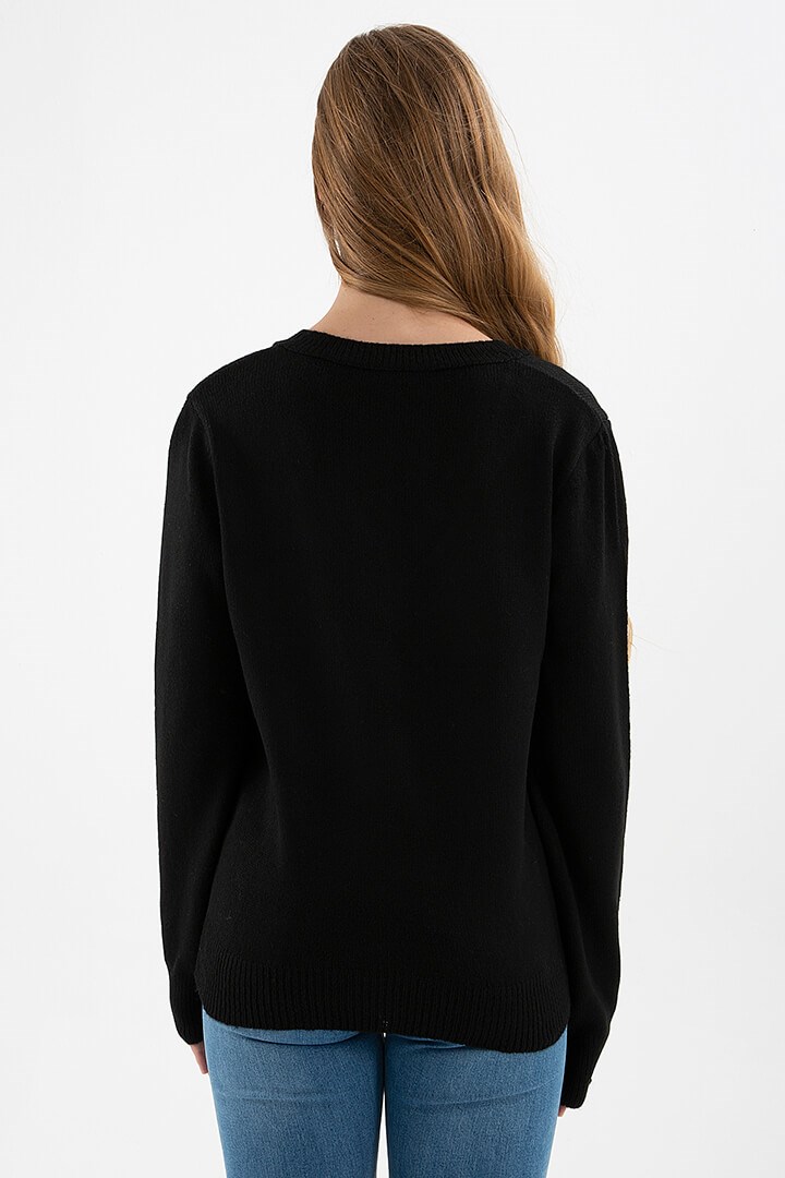 Fashion Friends Kadın Kazak 22K0544K1 Siyah / Black
