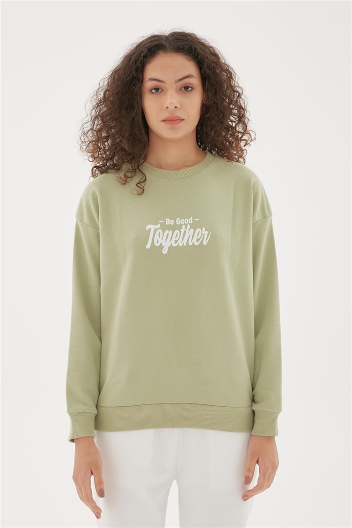 Fashion Friends Kadın S-Shirt 22K0577K1 Çağla