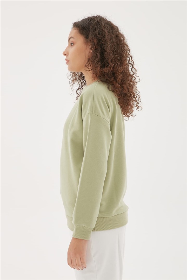 Fashion Friends Kadın S-Shirt 22K0577K1 Çağla
