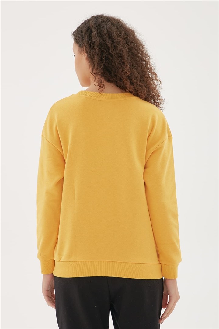 Fashion Friends Kadın S-Shirt 22K0577K1 Hardal / Mustard