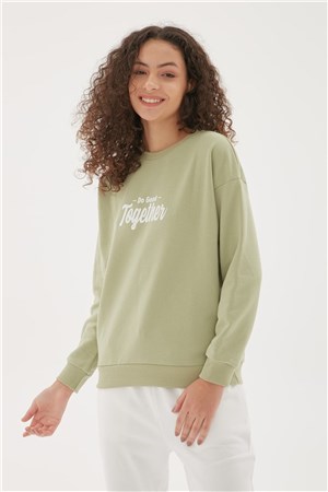 Fashion Friends Kadın S-Shirt 22K0577K1 Çağla