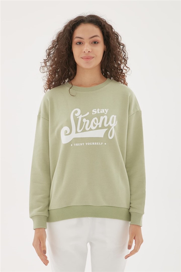 Fashion Friends Kadın S-Shirt 22K0578K1 Çağla