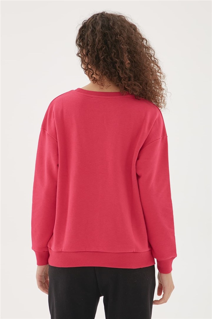 Fashion Friends Kadın S-Shirt 22K0578K1 Fuşya / Fuchsia