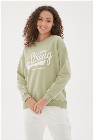Fashion Friends Kadın S-Shirt 22K0578K1 Çağla