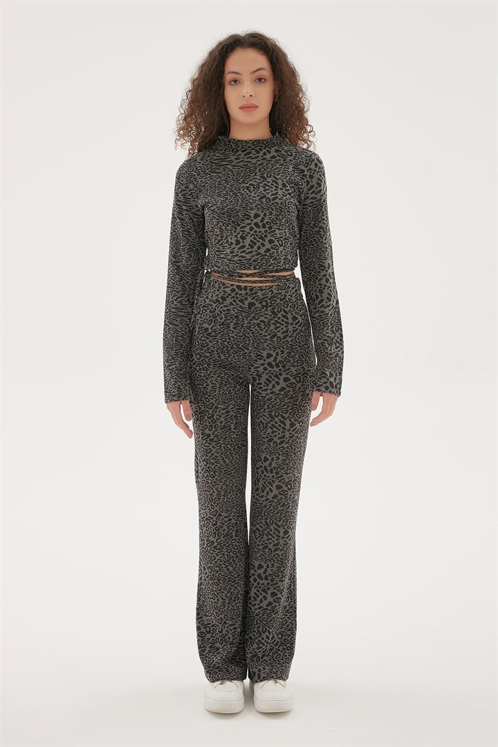 Fashion Friends Kadın Pantolon 22k0585k1 Leopar Desenli / Leopard Printed