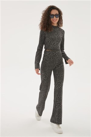 Fashion Friends Kadın Pantolon 22k0585k1 Leopar Desenli / Leopard Printed