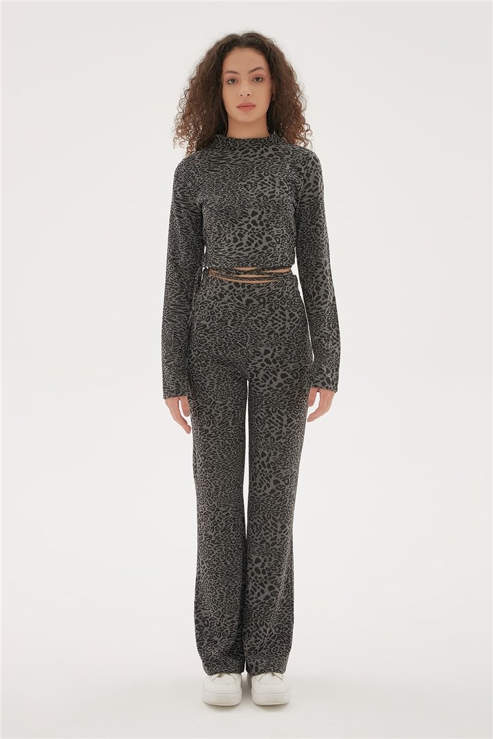 Fashion Friends Kadın Bluz 22k0586k1 Leopar Desenli / Leopard Printed
