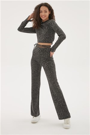 Fashion Friends Kadın Bluz 22k0586k1 Leopar Desenli / Leopard Printed