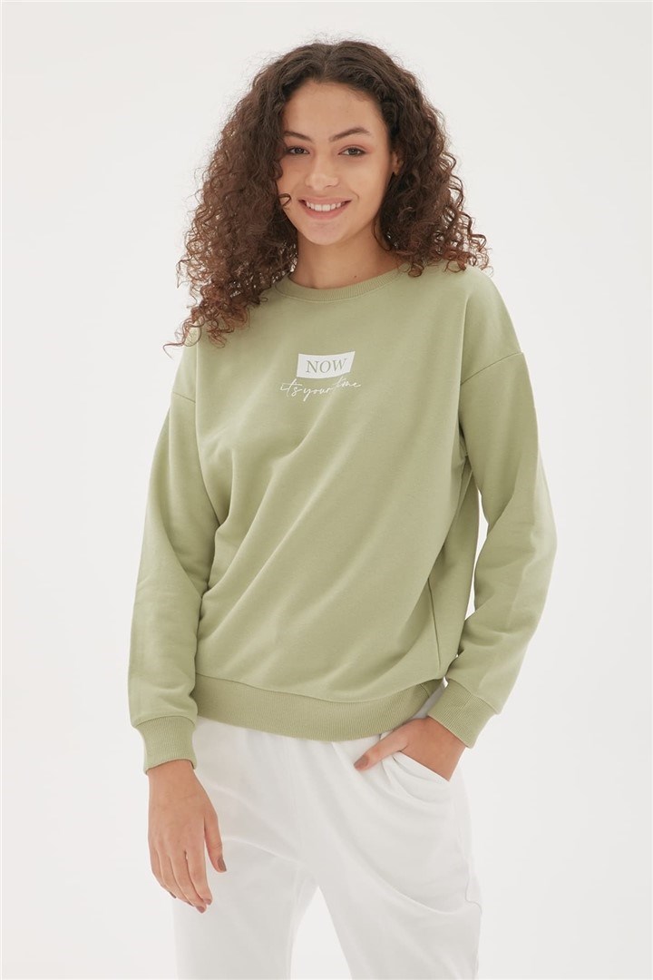 Fashion Friends Kadın S-Shirt 22K0841K1 Çağla