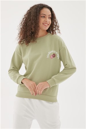 Fashion Friends Kadın S-Shirt 22K0845K1 Çağla
