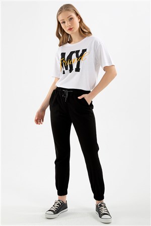 Fashion Friends Kadın Pantolon 22Y0009K1 Siyah / Black