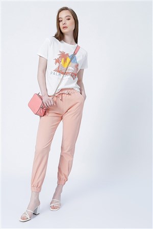 Fashion Friends Kadın Pantolon 22Y0009K1 Somon