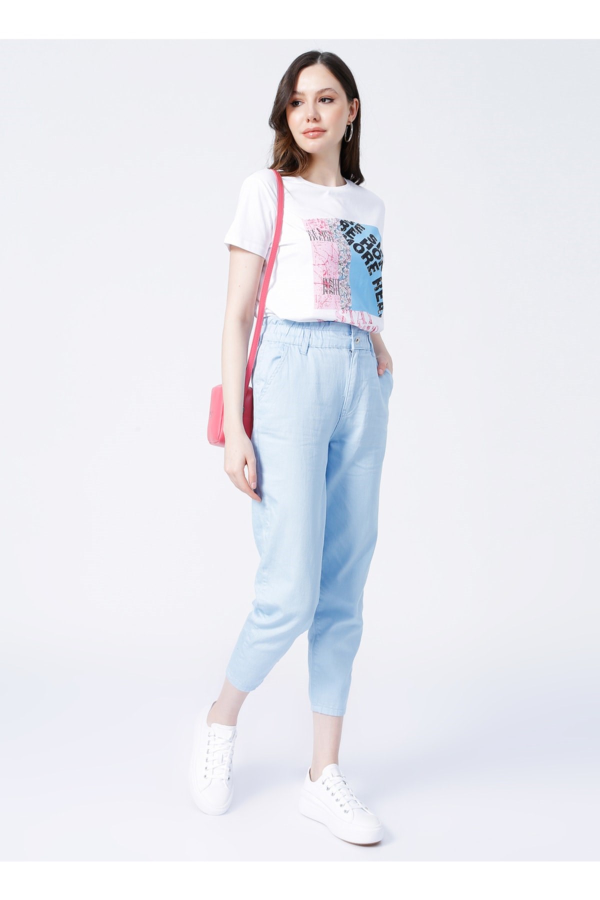 Fashion Friends Kadın Pantolon 22Y0031K1 Mavi / Blue