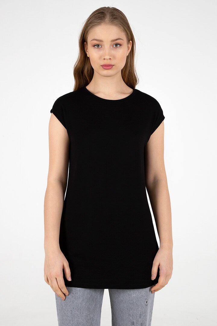Fashion Friends Kadın T-Shirt 22Y0036K1 Siyah / Black