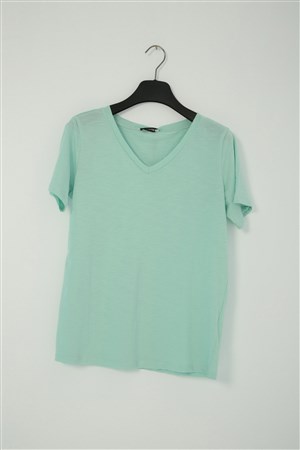 Fashion Friends Kadın T-Shirt 22Y0068K1 Mint / Mint