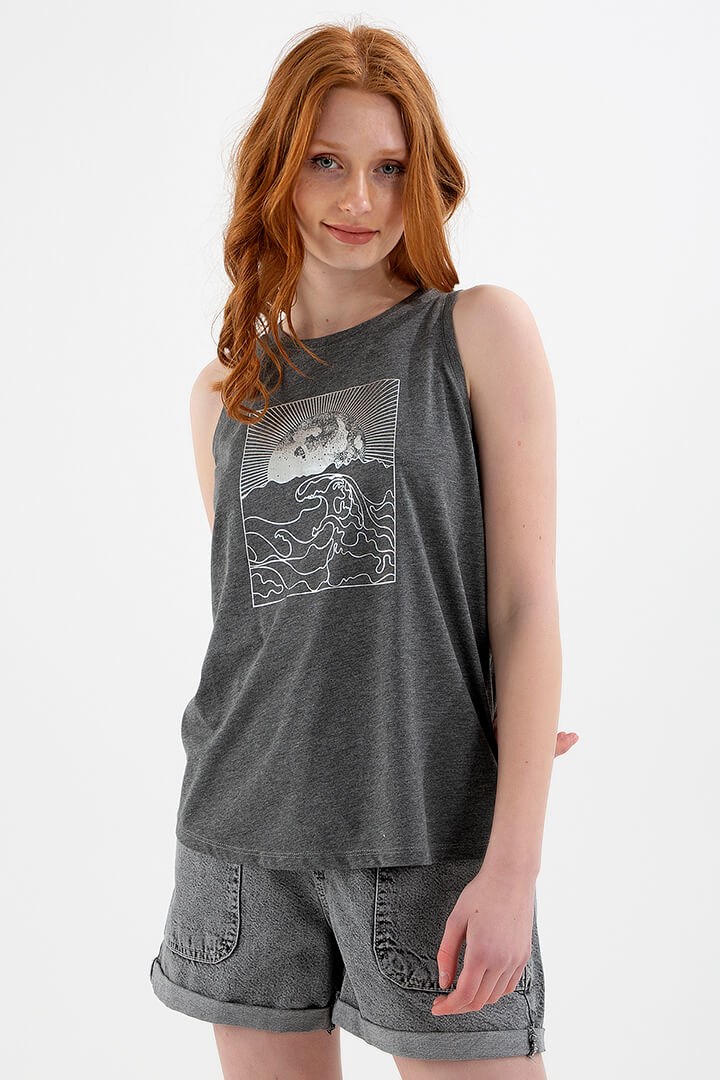 Fashion Friends Kadın Atlet 22Y0168K1 Antrasit / Anthracite