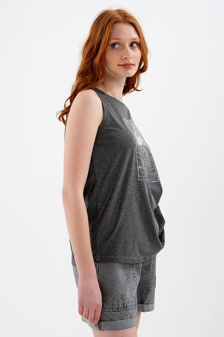 Fashion Friends Kadın Atlet 22Y0168K1 Antrasit / Anthracite
