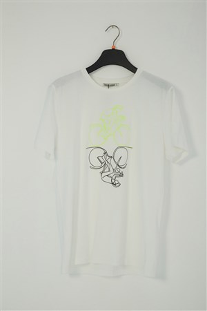 Fashion Friends Erkek T-Shirt 22Y0193E1 Ekru / Ecru
