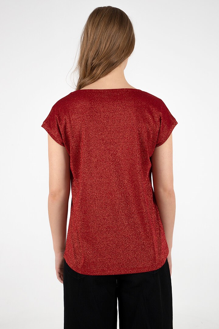 Fashion Friends Kadın T-Shirt 22Y0202K1 Kiremit / Brick