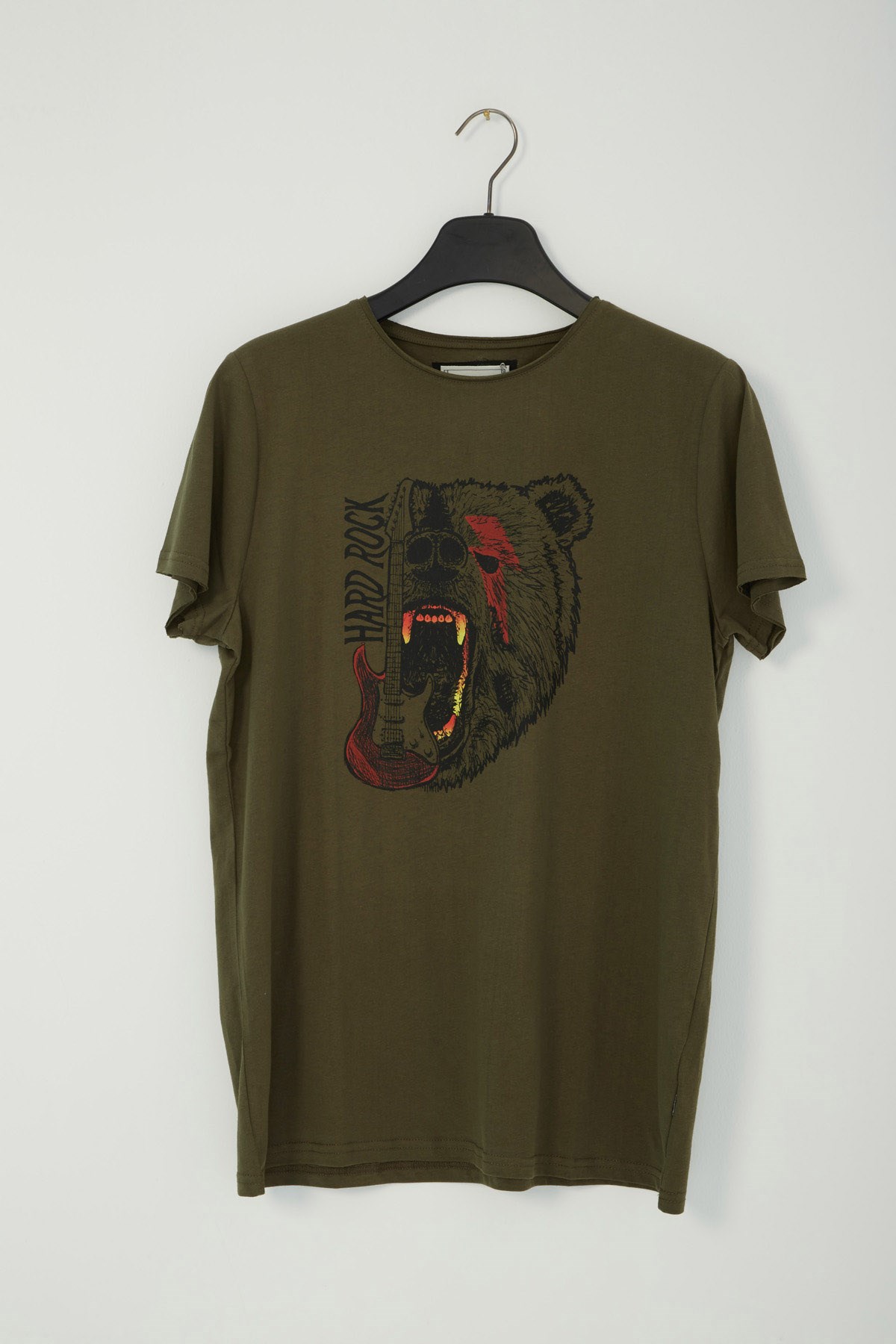 Fashion Friends Erkek T-Shirt 22Y0203E1 Haki / Khaki