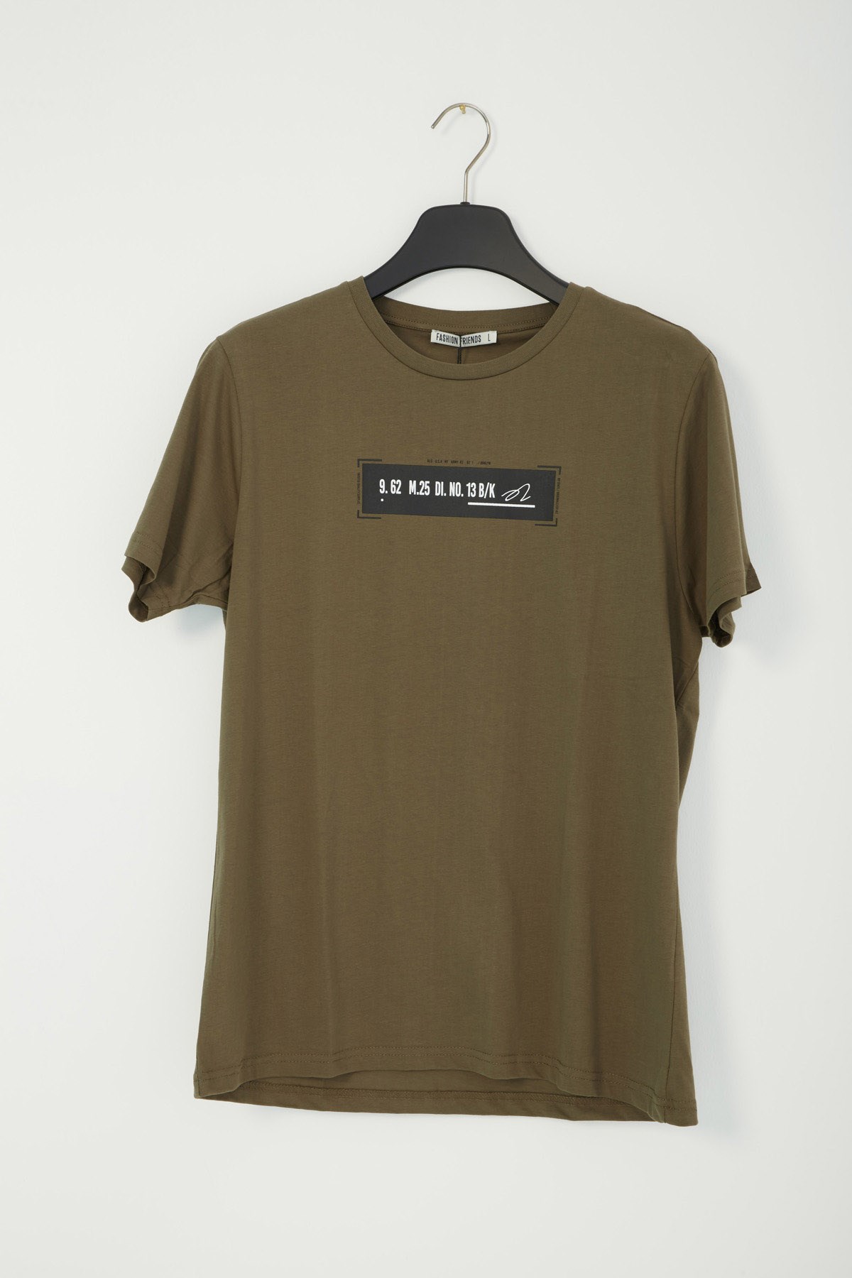 Fashion Friends Erkek T-Shirt 22Y0207E1 Haki / Khaki