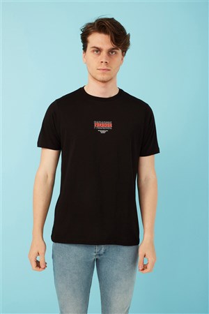 Fashion Friends Erkek T-Shirt 22Y0208E1 Siyah / Black