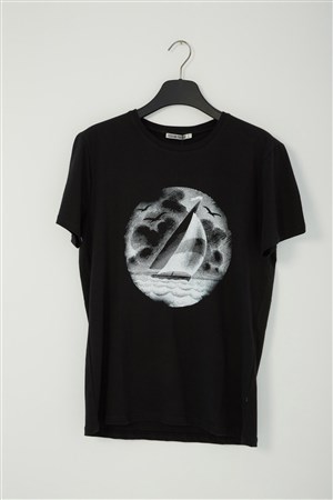 Fashion Friends Erkek T-Shirt 22Y0269E1 Siyah / Black