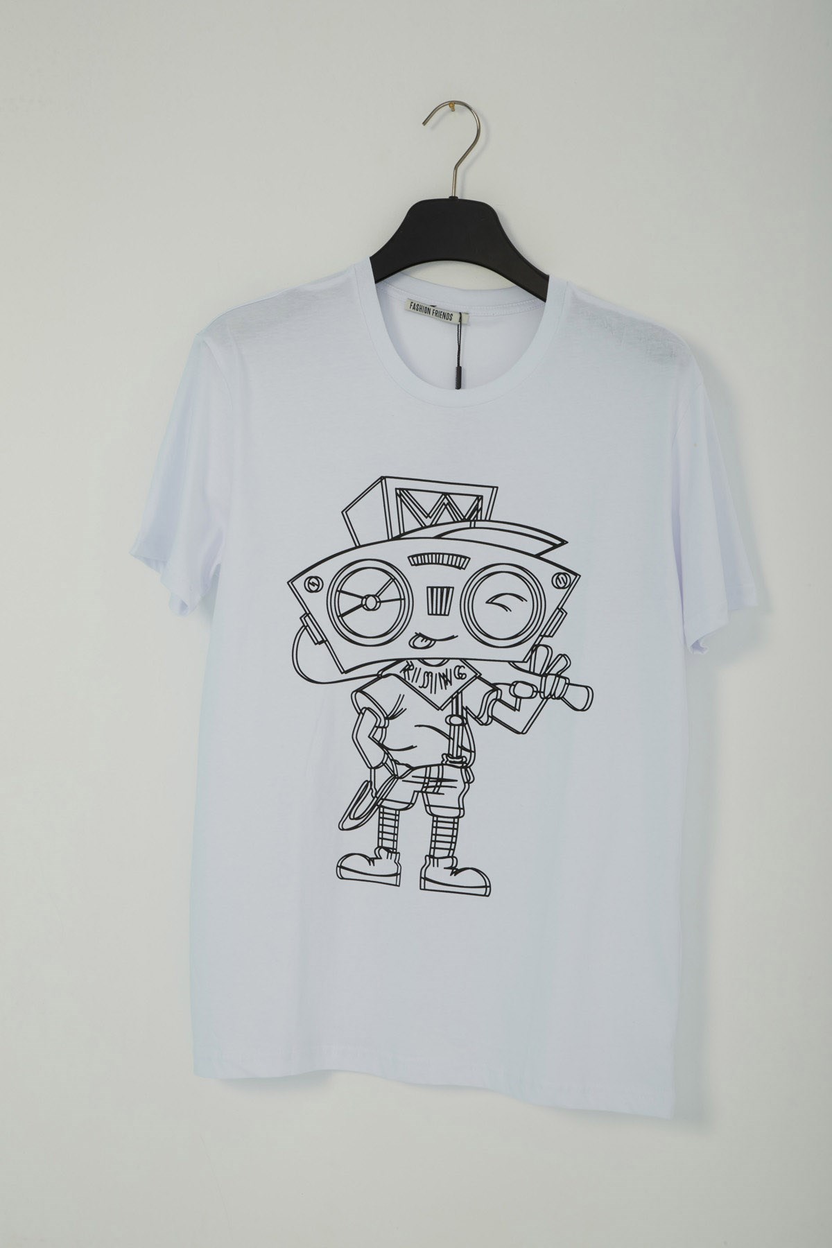 Fashion Friends Erkek T-Shirt 22Y0277E1 Beyaz / White