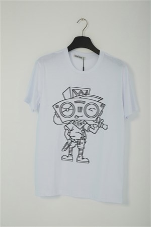 Fashion Friends Erkek T-Shirt 22Y0277E1 Beyaz / White