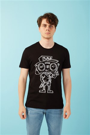 Fashion Friends Erkek T-Shirt 22Y0277E1 Siyah / Black