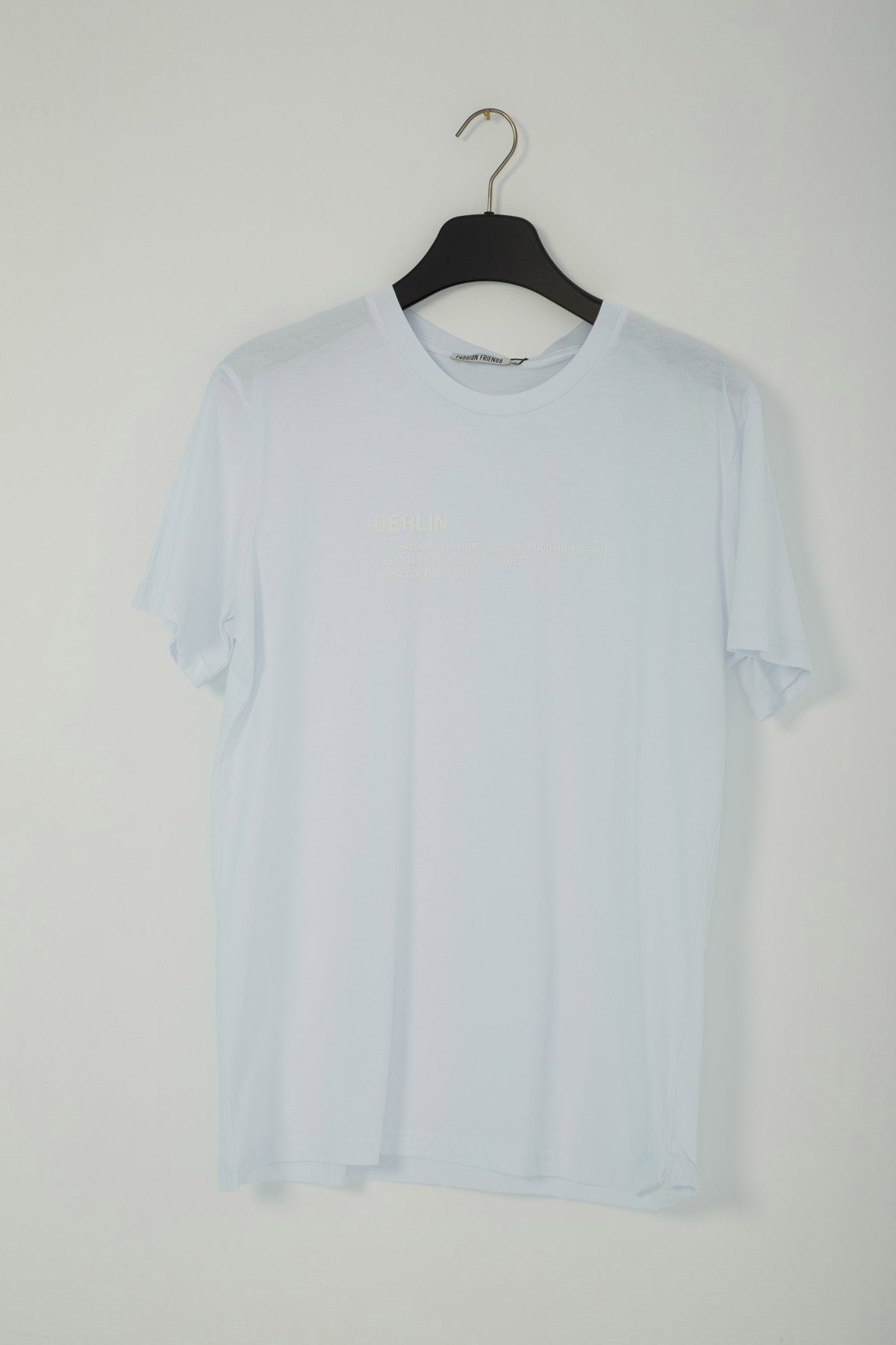 Fashion Friends Erkek T-Shirt 22Y0279E1 Beyaz / White