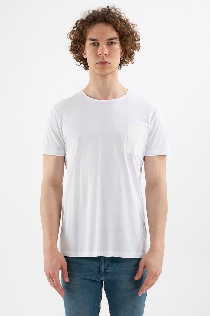 Fashion Friends Erkek T-Shirt 22Y0280E1 Beyaz / White