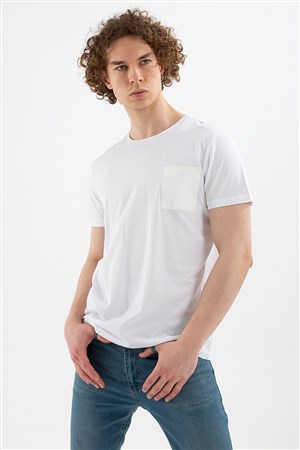 Fashion Friends Erkek T-Shirt 22Y0280E1 Beyaz / White