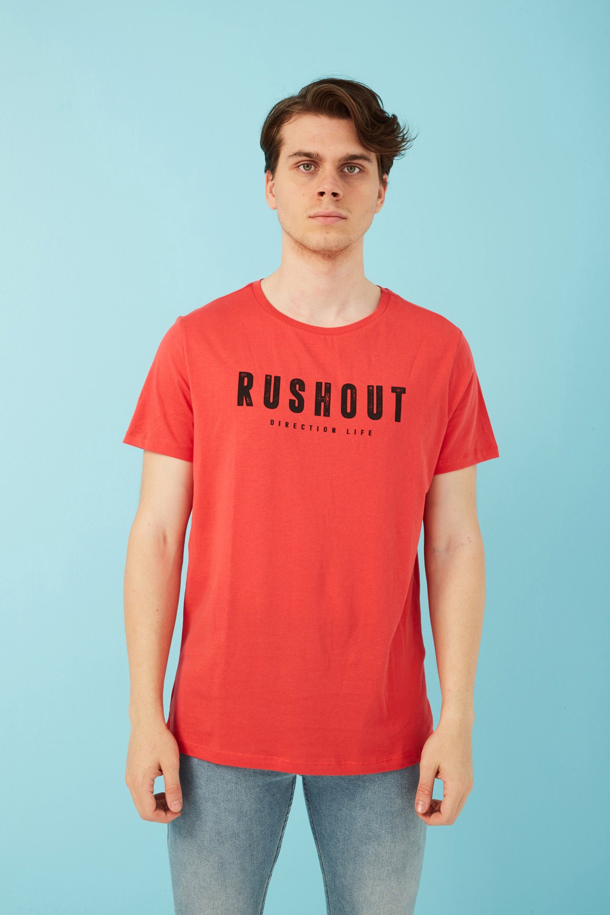 Fashion Friends Erkek T-Shirt 22Y0306E1 Kırmızı / Red